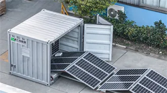 Solar photovoltaic power generation sound