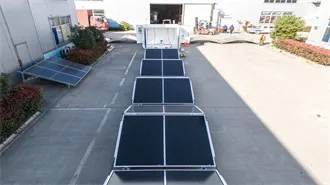 Off-grid solar energy storage cabinets used by energy companies