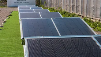 Slope roof photovoltaic bracket drawing diagram