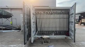 Which manufacturers of flow batteries are there for Sudan communication base stations 