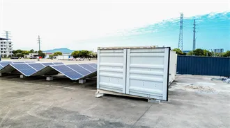 Photovoltaic panels weigh 410
