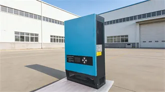 What does the negative electrode of an energy storage charging pile look like 
