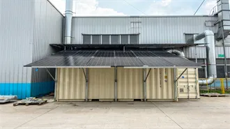 Modular design solar energy storage cabinet solar energy