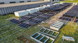 Charging pile energy storage equipment structure